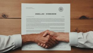 zakelijke mediation overeenkomst voorbeeld